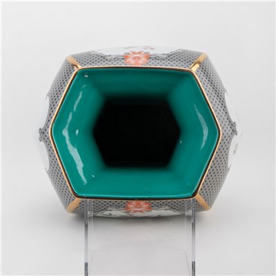 Rectangular Palace Vase Dark Bird