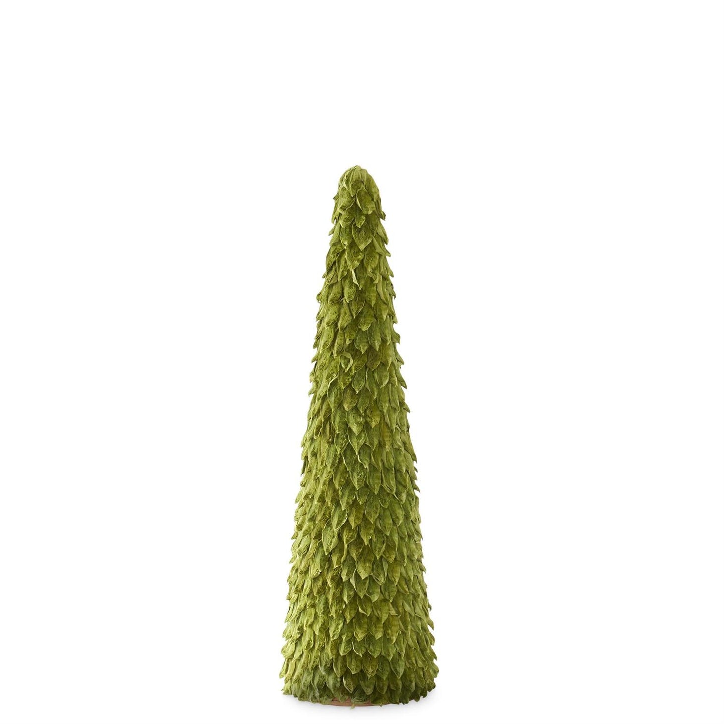 Dark Green Petal Leaf Cone Trees (3 Sizes)