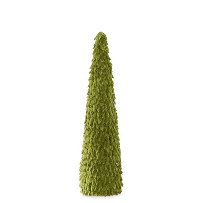 Dark Green Petal Leaf Cone Trees (3 Sizes)