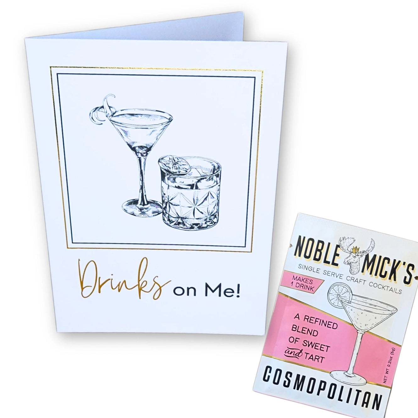 Drinks On Me Cards and Cocktails