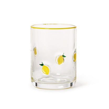Lemon Double Old Fashioned Glass
