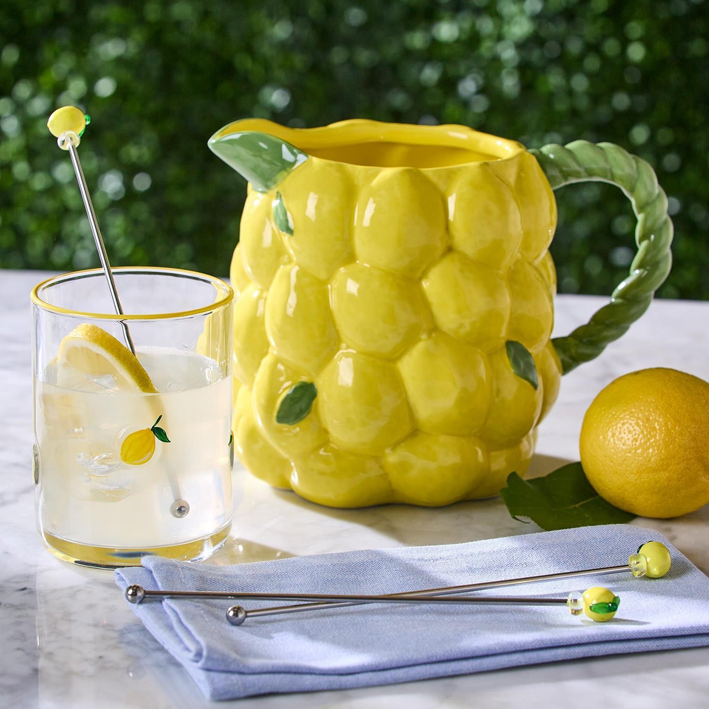 Lemon Double Old Fashioned Glass