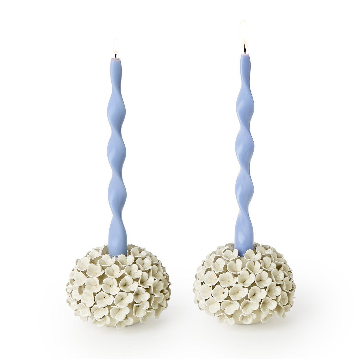 Hydrangea Candleholders S/2