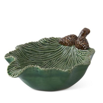 Green Ceramic Pinecone Dish