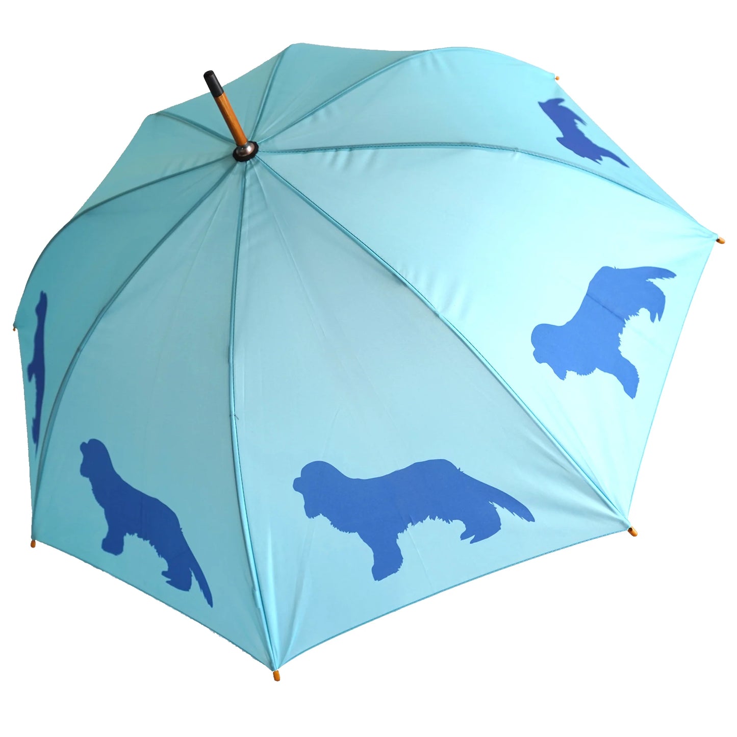 Cavalier King Charles Umbrella Blue on Blue
