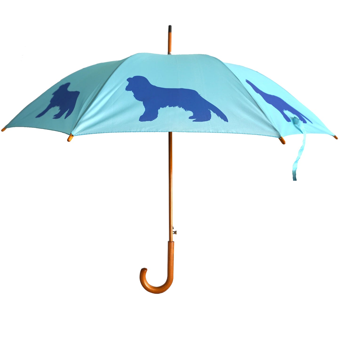 Cavalier King Charles Umbrella Blue on Blue