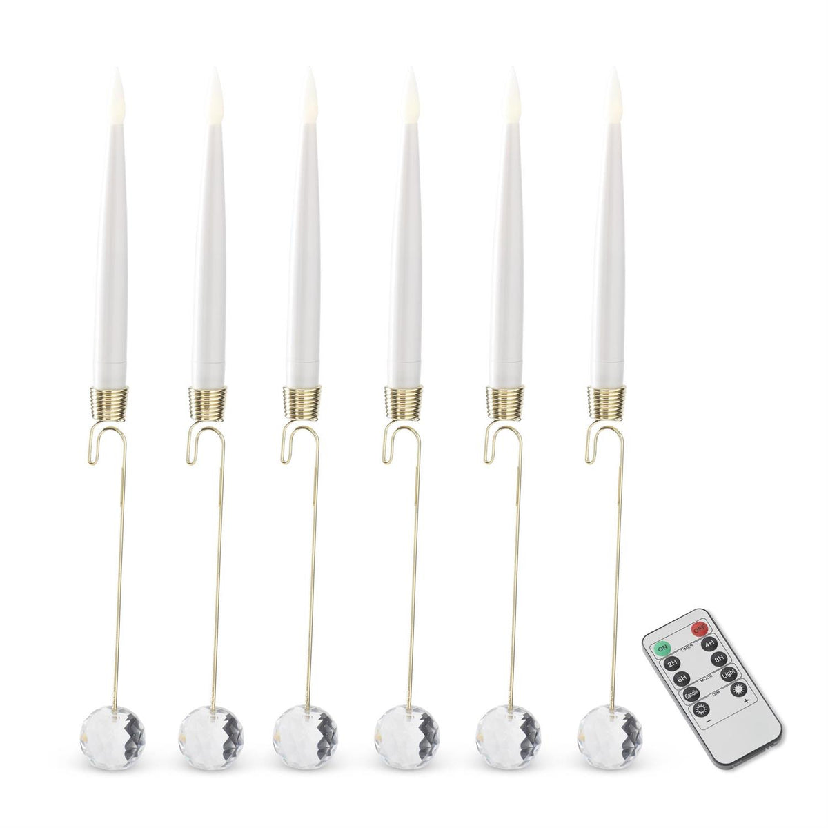 Glass Pendant LED Candle Lights