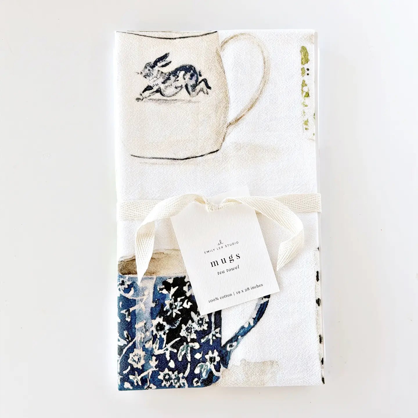 Mugs Tea Towel