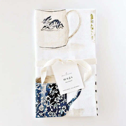 Mugs Tea Towel