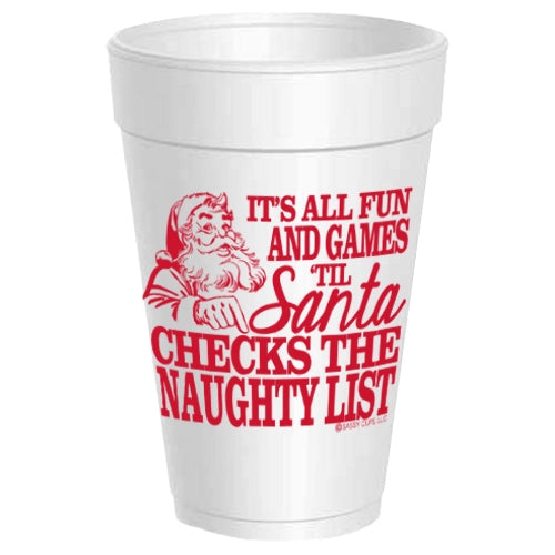 Fun & Games - Naughty List Cups