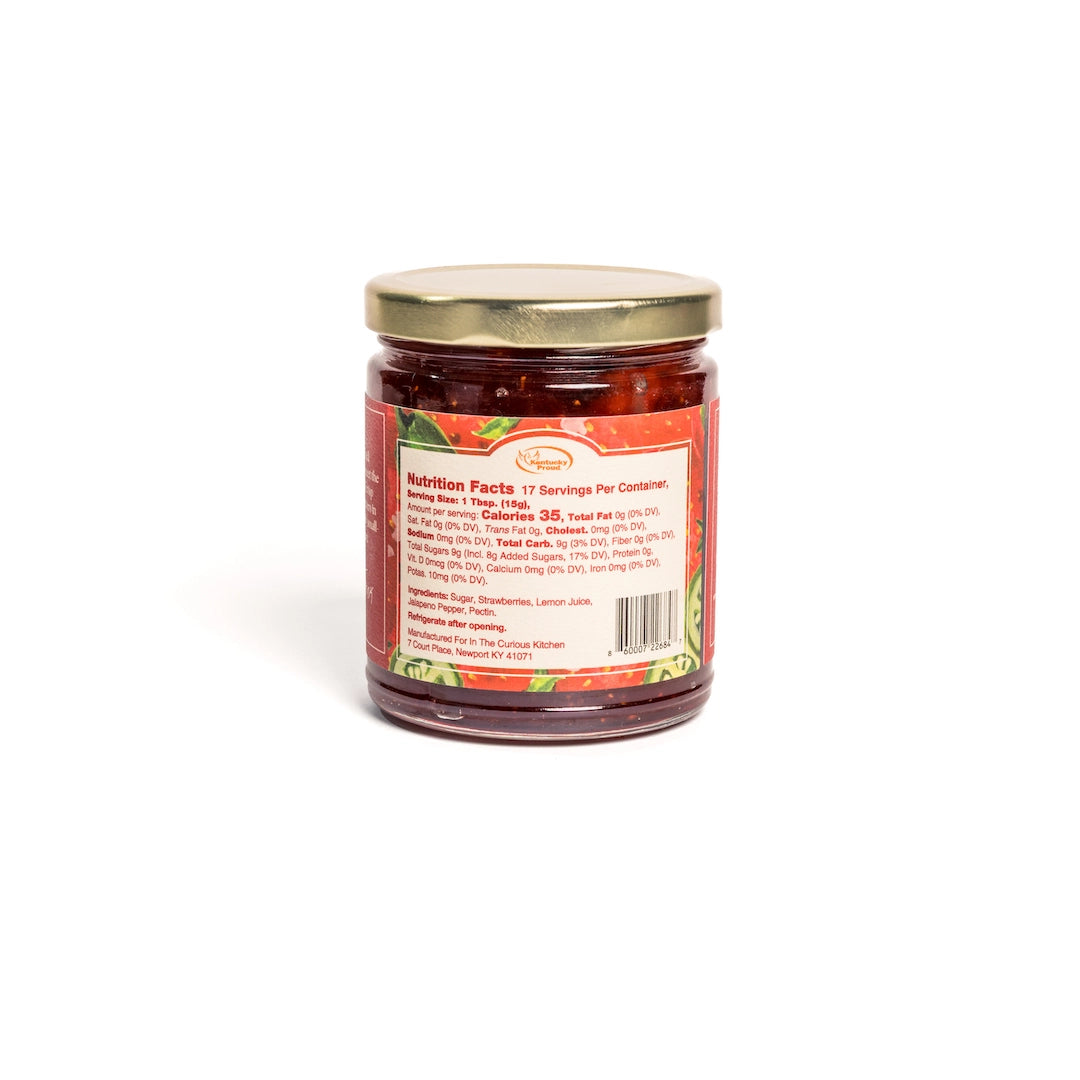 Strawberry Jalapeño Jam - Sweet & Spicy Gourmet Fruit Spread