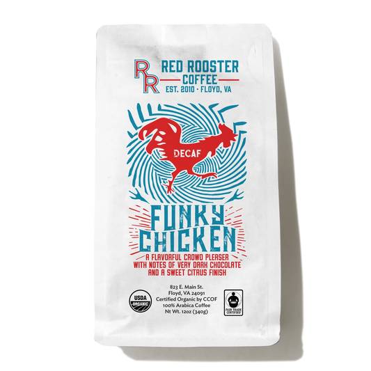 Organic Decaf Funky Chicken - Coffee Beans