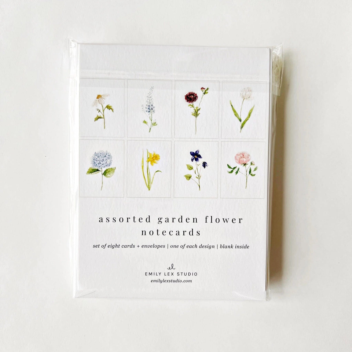 Garden Flowers Assorted Notecard Set