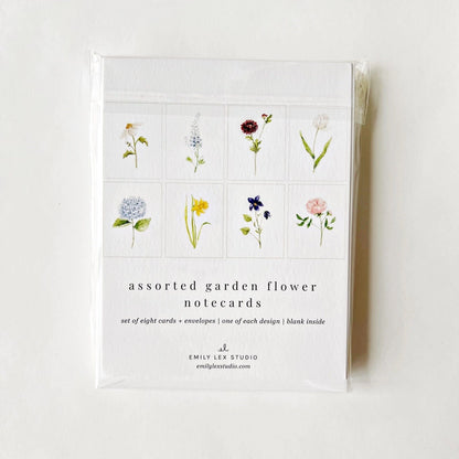 Garden Flowers Assorted Notecard Set
