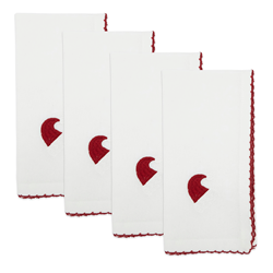 Santa Hat Napkin S/4