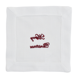 Merry Christmas Napkin S/6