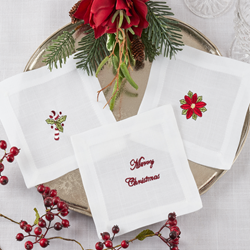 Merry Christmas Napkin S/6