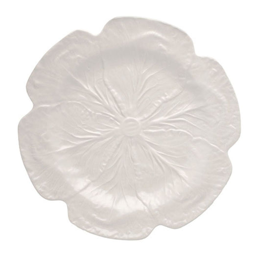 Cabbage Charger Plate - Cream