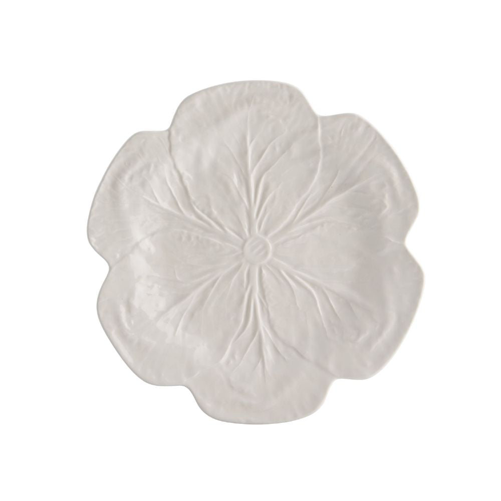 Cabbage Dinner Plate - Cream