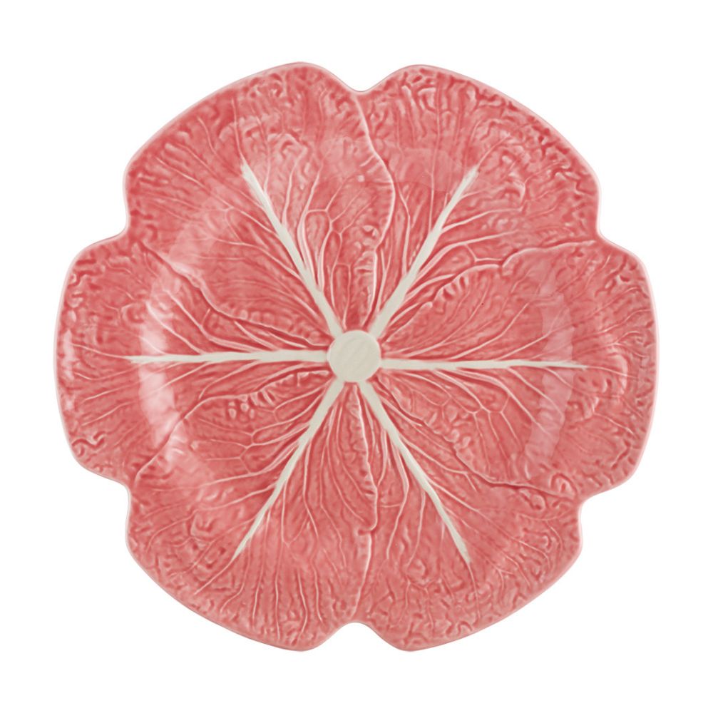 Cabbage Charger Plate - Pink
