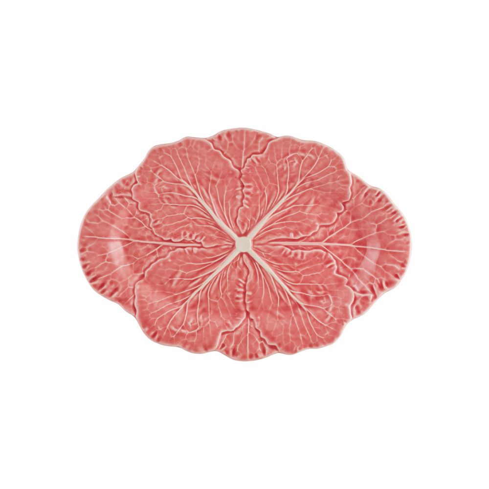 Pink Cabbage Small Oval Platter