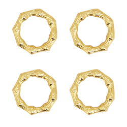 Bamboo Napkin Rings S/4