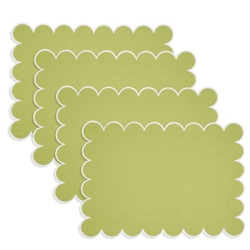 Scalloped Placemats S/4