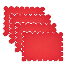 Scalloped Placemats S/4