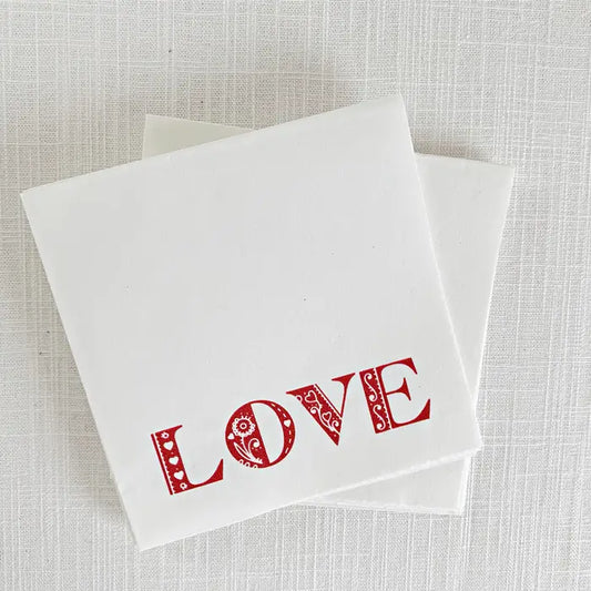 Love Cocktail Napkins
