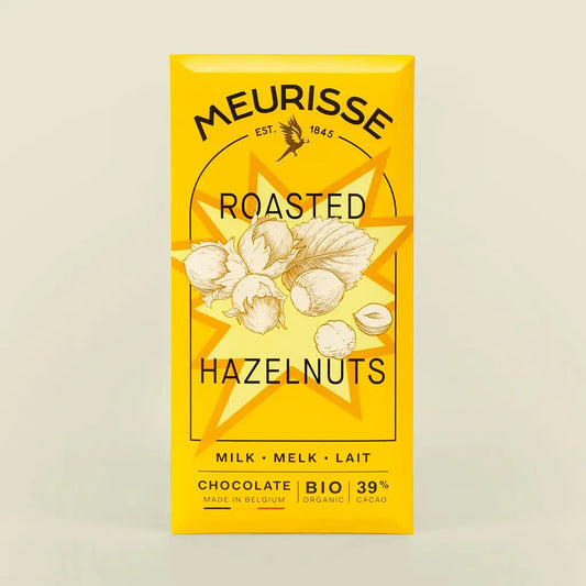 Meurisse Chocolate - Roasted Hazelnut - Milk Chocolate 39%