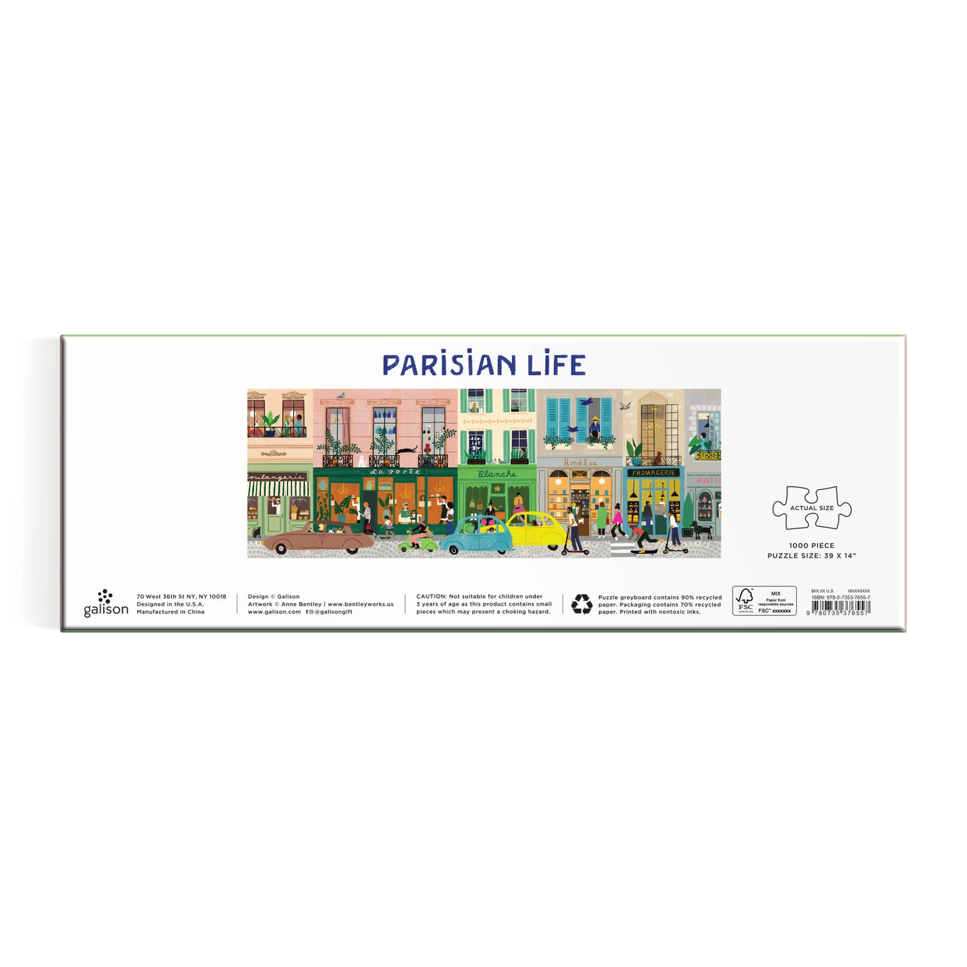 Parisian Life Panoramic Puzzle