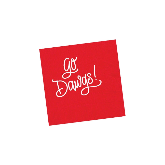 Go Dawgs! Cocktail Napkins