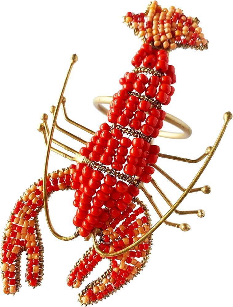 Lobster Napkins Rings S/4