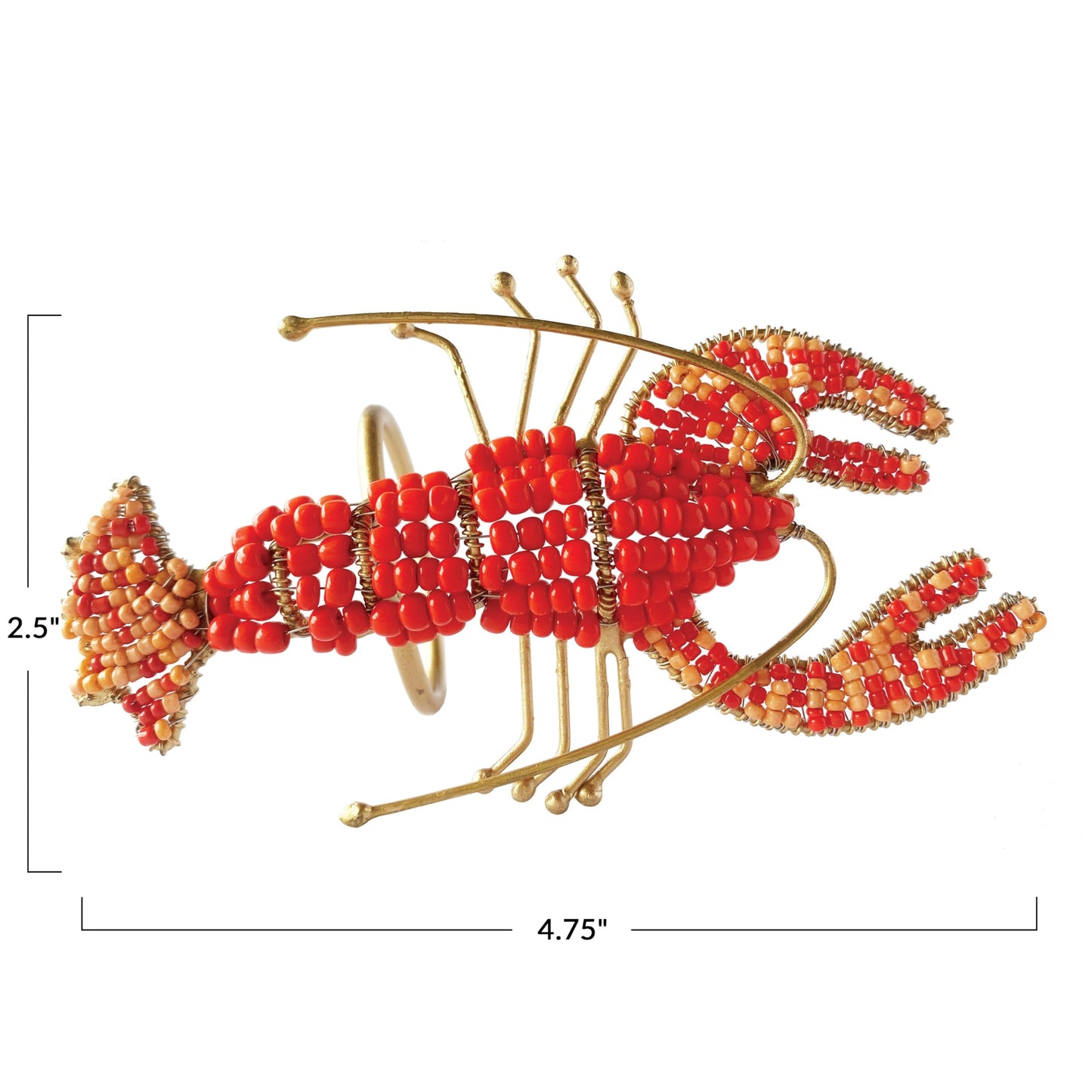 Lobster Napkins Rings S/4