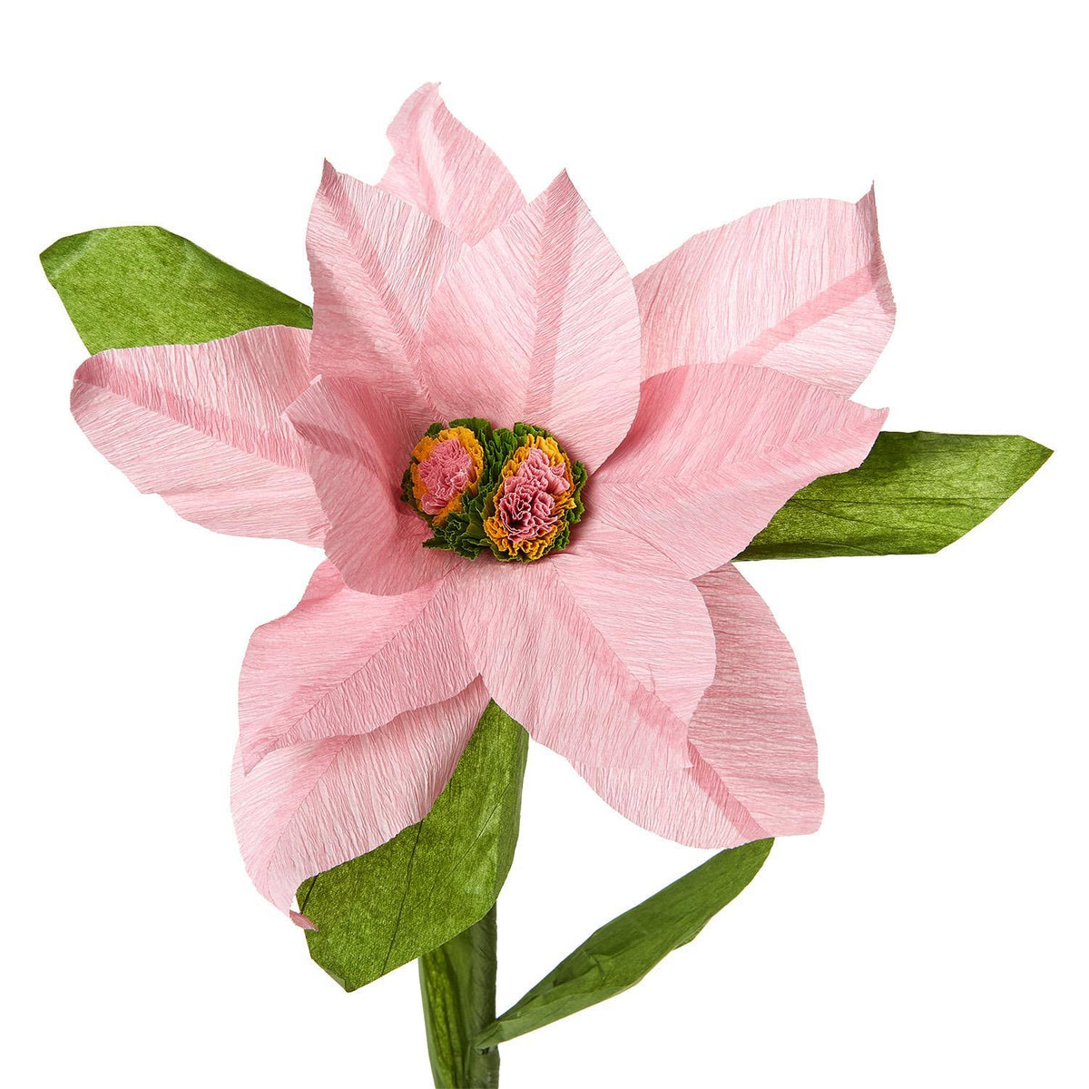 Paper Poinsettia on Stand