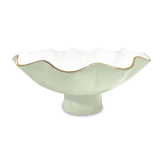 Encanto Carola Large Pedestal Pistachio/White