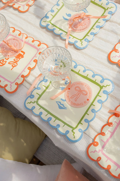 Two Face Dinner Paper Plates