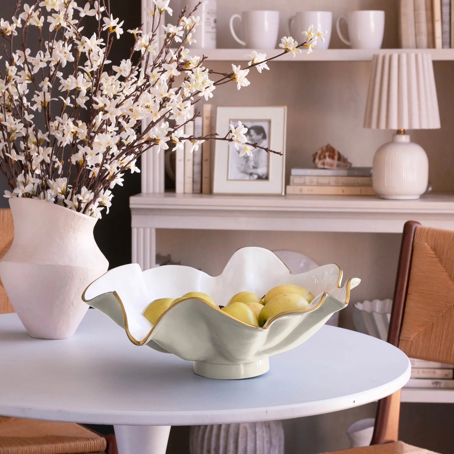 Encanto Aries Bowl Cream & White