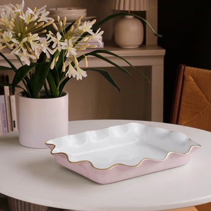 Encanto Carola Rectangle Casserole Camellia