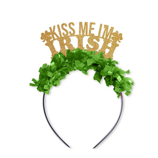 Kiss Me I'm Irish Festive Headband