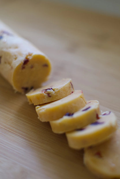 Cranberry + Cheddar Gourmet Cheese Wafer Dough Log