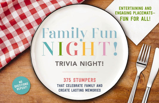 Family Fun Night: Trivia Night Placemats