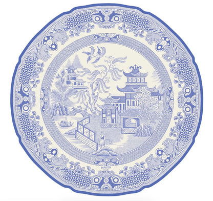 Die-cut Blue Willow Plate Placemat
