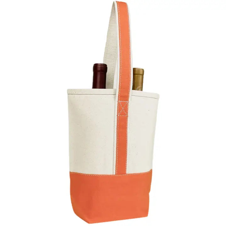 Canvas Wine Tote Bag