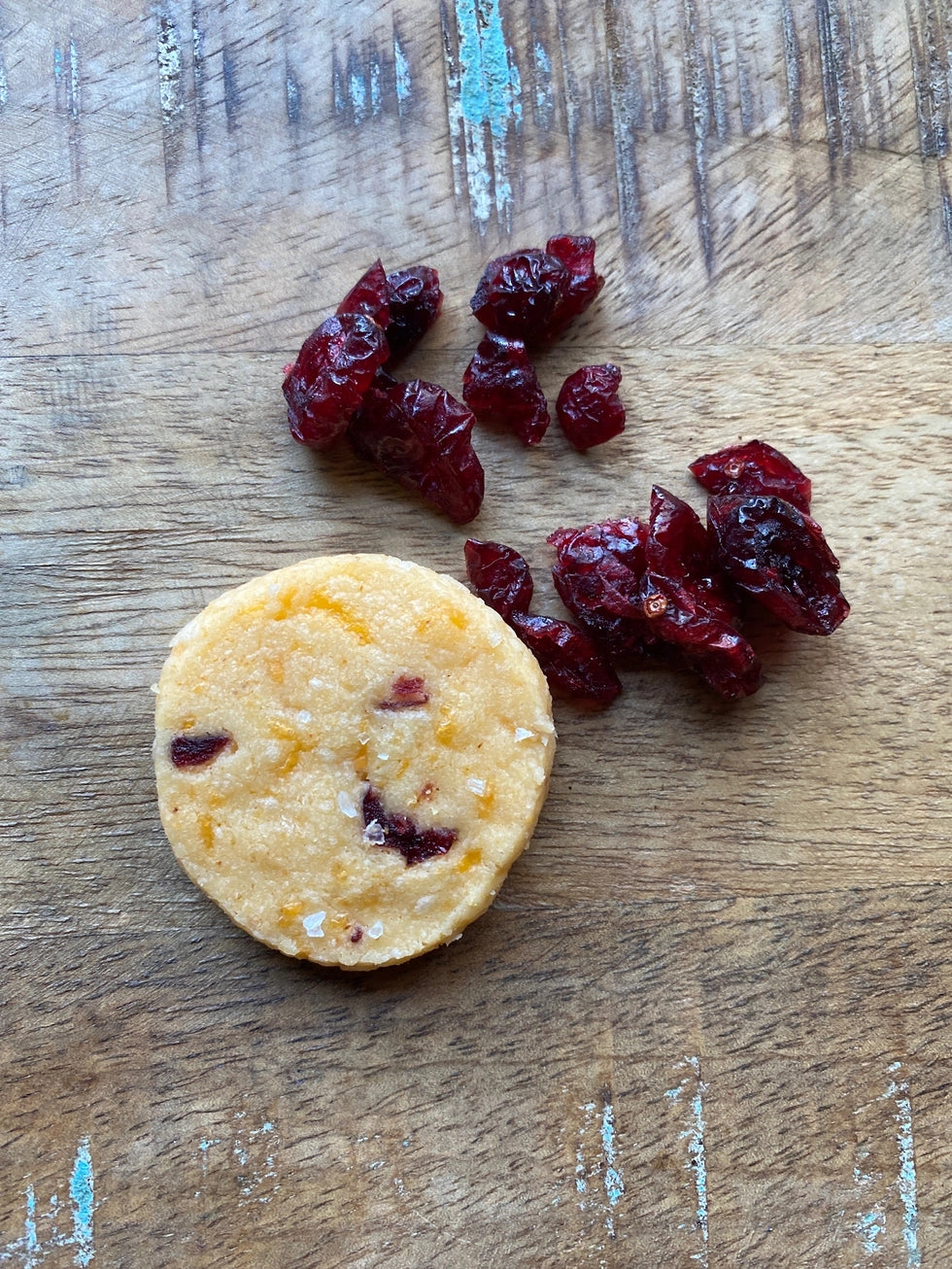 Cranberry + Cheddar Gourmet Cheese Wafer Dough Log