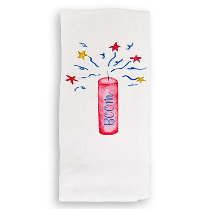 Boom Firecracker Kitchen Towel