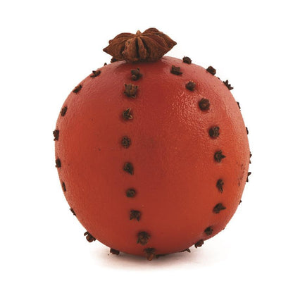 3.5 Inch Orange w/Real Cloves & Star Anise Design
