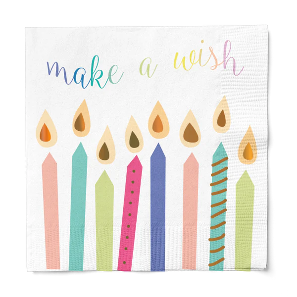 Birthday Candles Lunch Napkin
