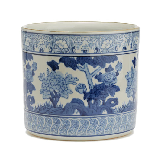 Blue/White Planter
