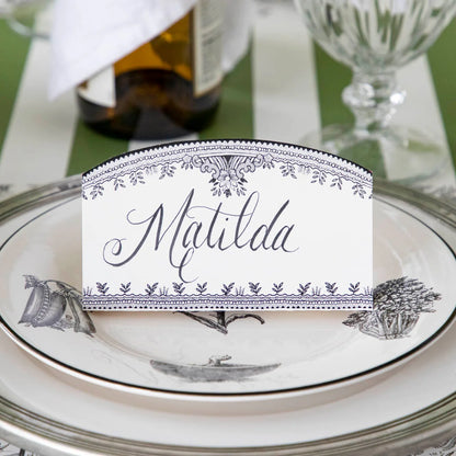 Burleigh Black Place Card